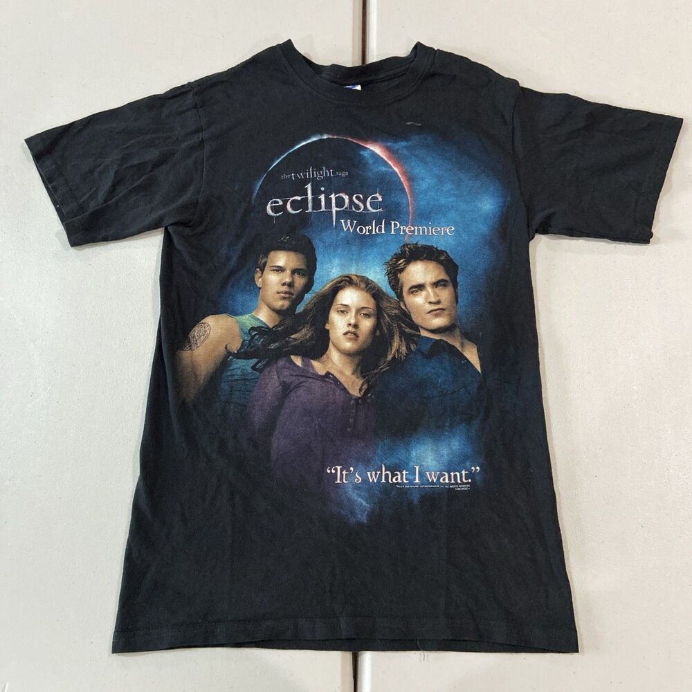 Y2K 2010 Twilight Saga Movie Promo Shirt Eclipse World Premiere Small Anvil